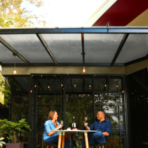 terrazas con laminas de policarbonato​