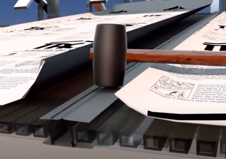 como instalar perfil h policarbonato