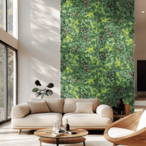 cómo combinar tablillas PVC y follajes artificiales