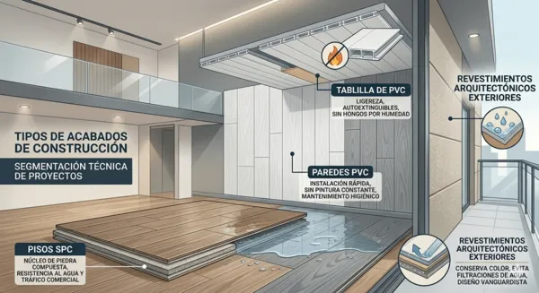 Tipos de acabados de construcción
